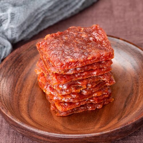 广州酒家原切猪肉脯猪肉干肉类办公室休闲零食小吃广州特产手信 - 图0