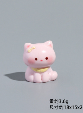盲袋立体树脂小猫萌粒摆件