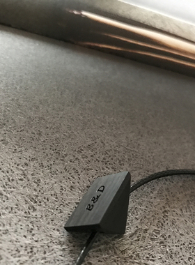 原创设计黑檀木三角配饰简约个性