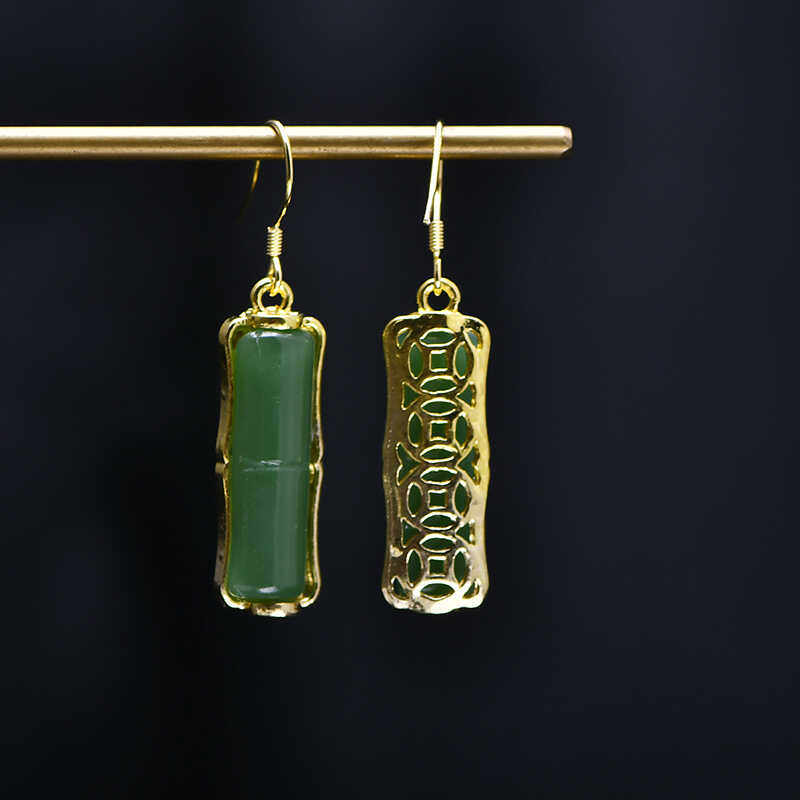 节节高升竹节银耳环女宫廷汉服旗袍百搭新中式轻奢设计高级感耳饰,淘宝优惠券,粉丝福利购,淘宝优惠卷