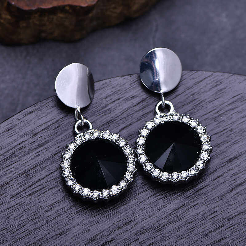 99足银银针耳钉简约气质款黑色圆圈耳环高级感小众气质纯银耳饰潮,淘宝优惠券,粉丝福利购,淘宝优惠卷