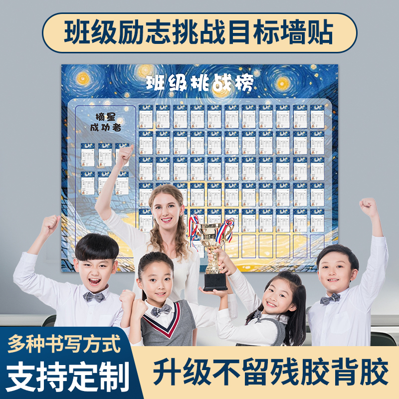 中考高考光荣榜学生高三目标墙贴可定制文化墙考试挑战风云榜班级 - 图3