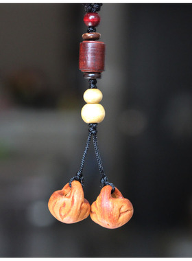 桃木生肖桃糊桃核钥匙扣桃篮篮子