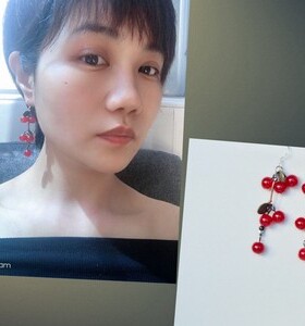 清仓樱桃项链仿玛瑙可爱女