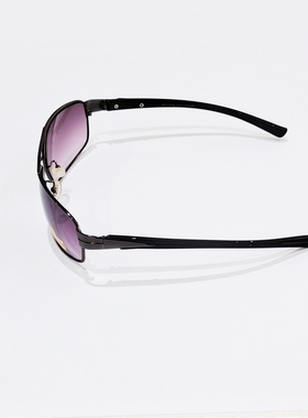 眼镜金属镜框全框太阳镜防紫外线眼镜紫色渐变色镜片可配近视镜