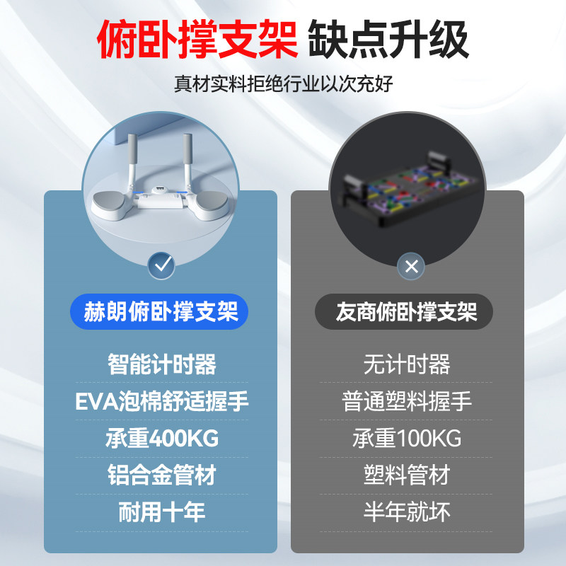 平板支撑多功能俯卧撑板练男训练器 赫朗运动俯卧撑架