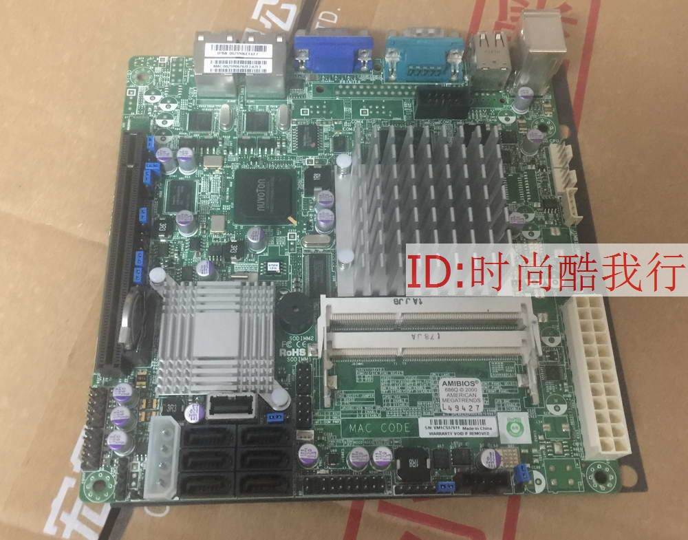 超微 X7SPA-HF主板 DDR2 X7SPA-HF双网口 NAS服务器主板议价-图0