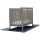 Exported to the United States delta tail single brushed crib sofa bed pure solid wood splicable large bed (sold out)