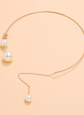 过渡性感夸张流苏小众设计项链