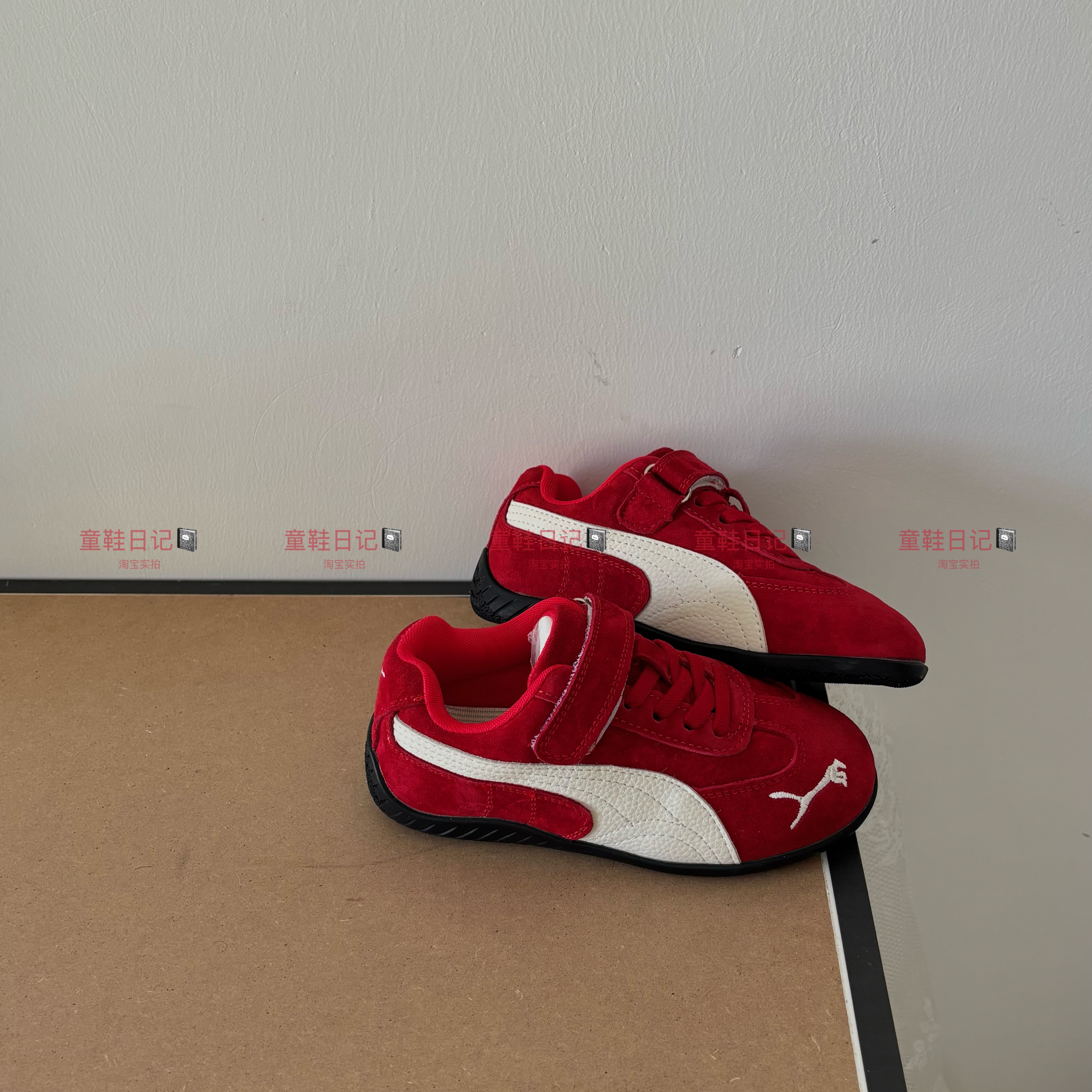 儿童阿甘鞋加绒2026秋冬新款女童德训鞋复古红色休闲鞋男童运动鞋,淘宝优惠券,粉丝福利购,淘宝优惠卷