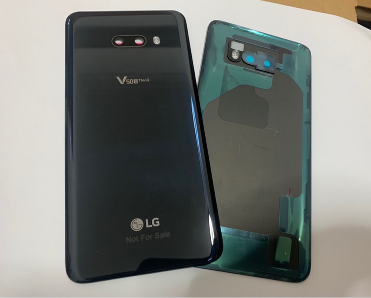 LG G8X后盖玻璃 V50S玻璃背盖 G8XThinQ V50SThinQ原装后壳-图1