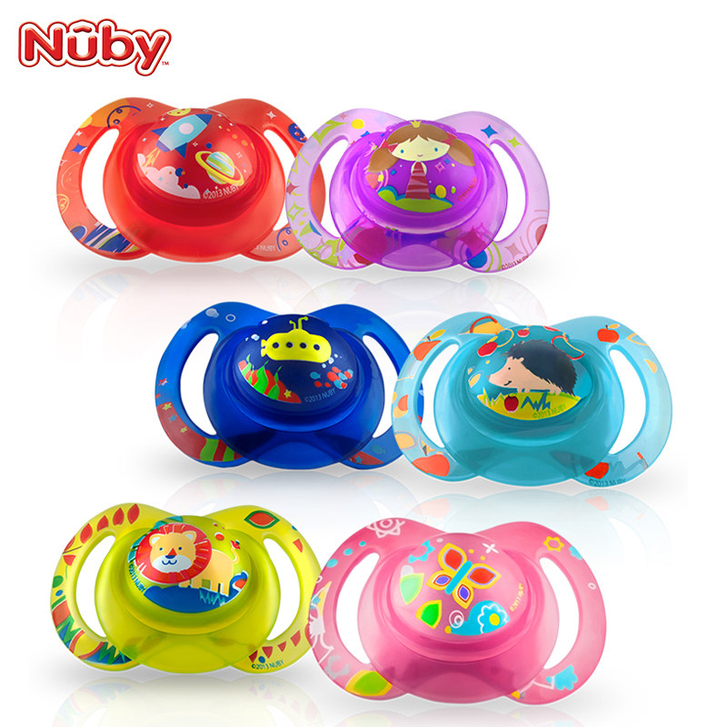 美国nuby宝宝安抚奶嘴0-6个月婴儿 nuby母婴奶嘴/安抚奶嘴