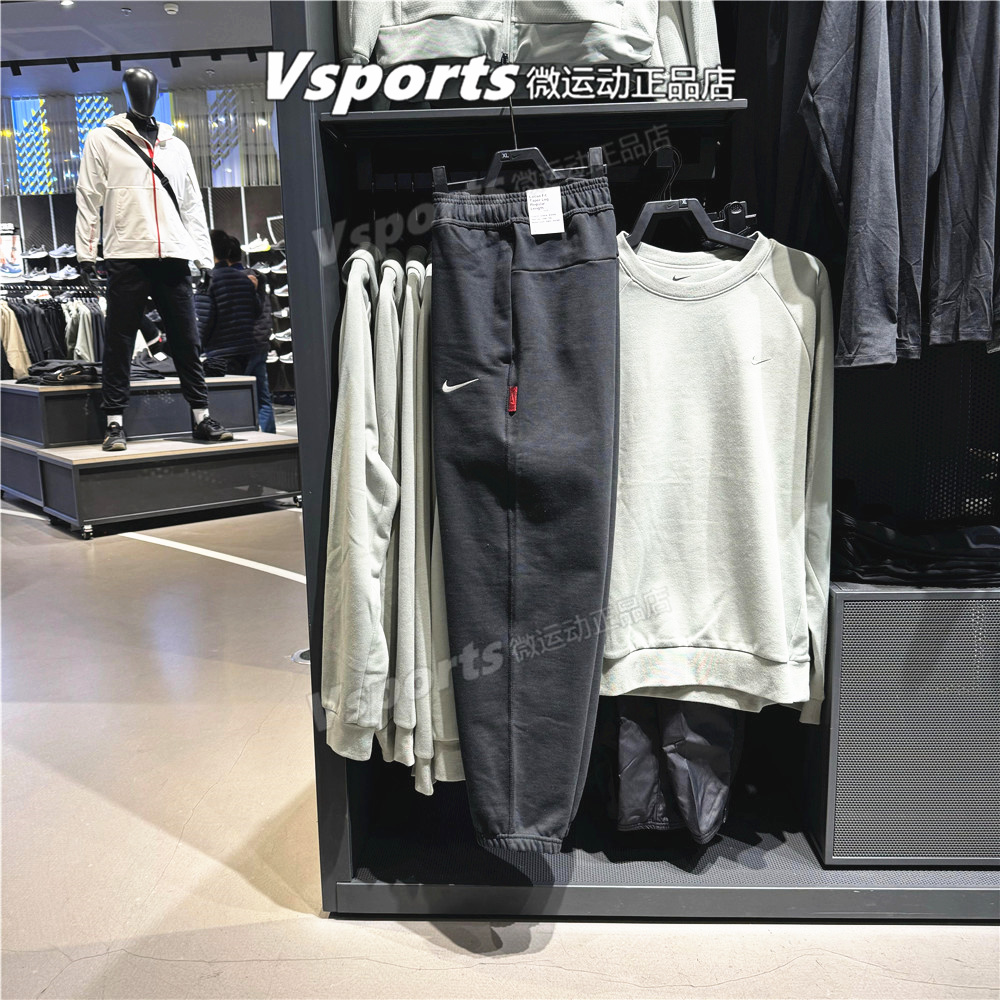 NIKE耐克裤子男新款2025春季新年款CNY宽松收口运动裤 IB5806-010 - 图1