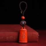 Натуральный брелок, оберег на день рождения, амулет подходит для мужчин и женщин, подвеска, цвета киновари