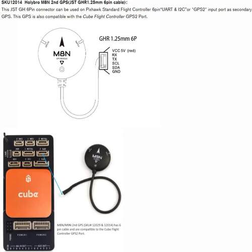 Holybro合力 M9N  M10N GPS PIX2.4.8 PX4飞控pixhawk6定位带罗盘 - 图2