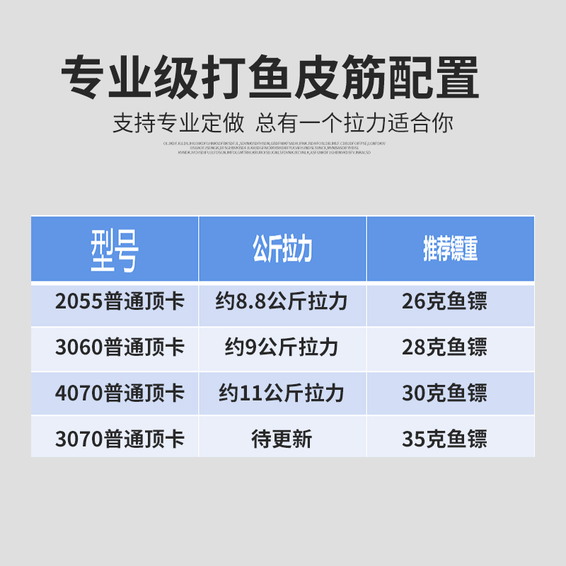 圆皮高弹力鱼鳔皮筋射鱼镖皮筋射鱼皮筋套装弹弓打鱼弹弓射鱼神器 - 图2