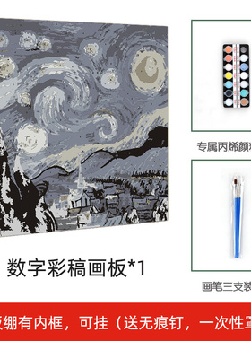 零基础也可以画这些经典的油画