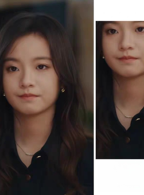 不讨好的勇气吴秀雅李庚希同款项链设计感轻奢颈链小众气质锁骨链