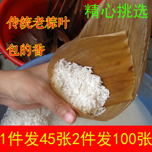 粽叶天然野生毛竹笋壳叶园竹笋壳叶干粽叶粽子叶端午节包粽子 - 图0