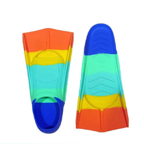 Children swim foot webbed male and female freestyle silicone professional training short footed webbed adult swimming diving frog shoe duck webbed