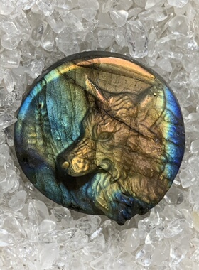 吊坠挂件十二生肖镶嵌项链狼头虎