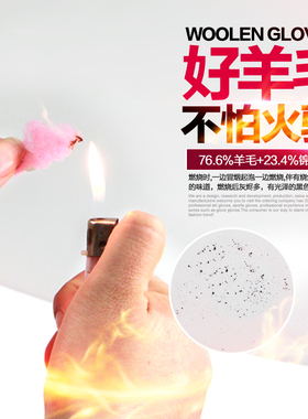 女士秋冬季韩版日系学生羊绒手套