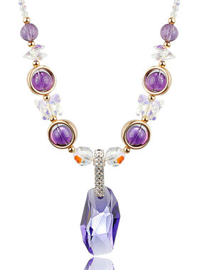 鸿澜奥地利水晶项链中年女士妈妈