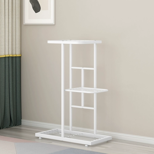 Цветочная стойка много -слоя Stepped Living Room Установка балкона сетевая красная порода цветы простота, современный сочный зеленый укроп.