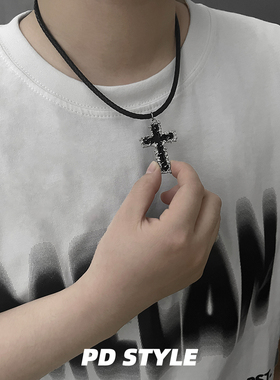 暗黑中性风荆棘十字架