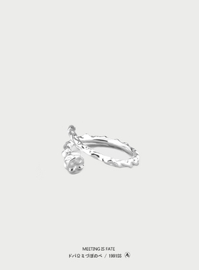 PDSTYLE 冷淡风肖战同款钉子戒指男潮时尚个性设计情侣开口指环女