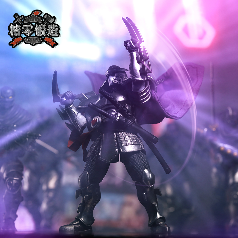 【精零锻造 现】JOYTOY暗源 1/18忍者神龟施瑞德可动兵人手办披风 - 图2