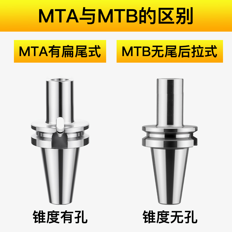 数控莫氏钻头刀柄BT30/BT40/BT50-MTA1/2/3/4铣床刀套高精度内锥-图0