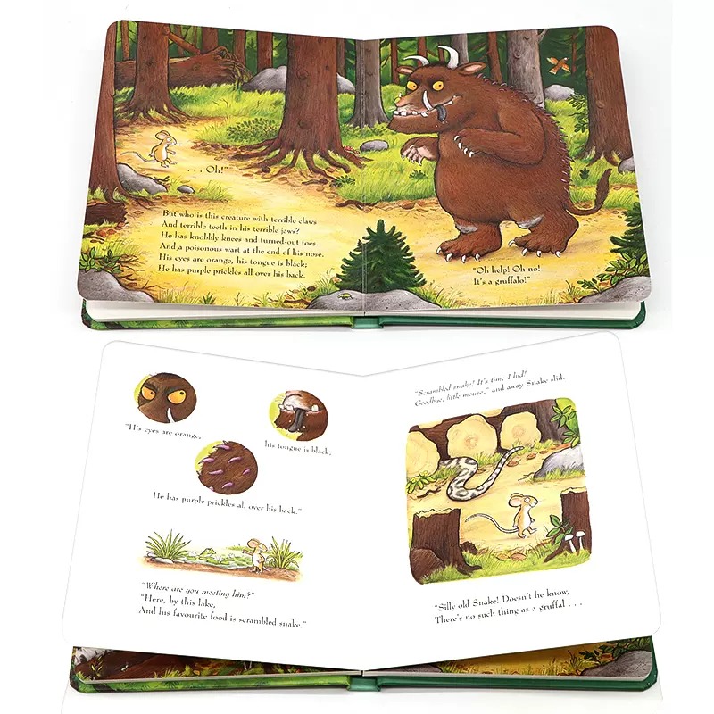 现货 英文原版 咕噜牛绘本 纸板 The Gruffalo 朱莉娅唐纳森 Julia Donaldson 插画大师阿克塞尔作品 儿童故事书 经典图画故事书 0 - 图1