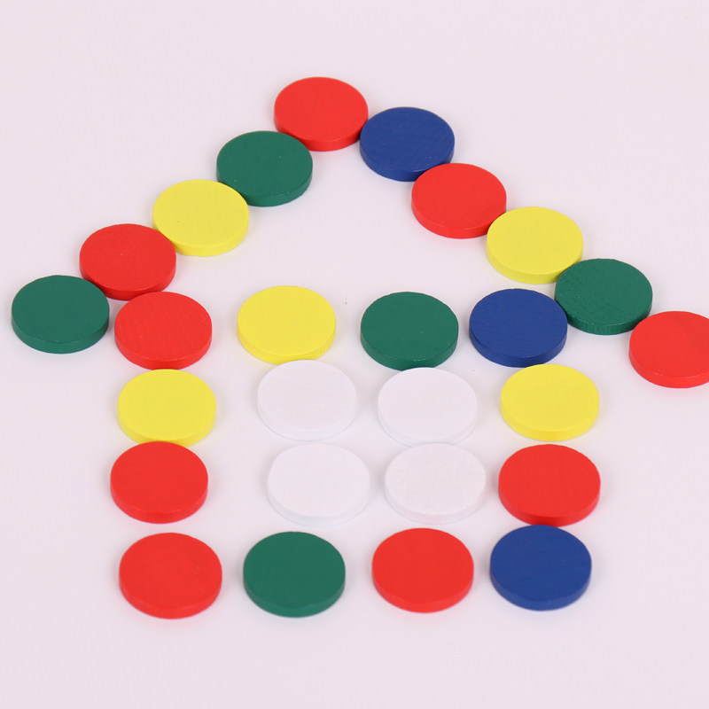 蒙式蒙台梭利圆圆板蒙氏教具四色木质圆片蒙特早教专业版颜色认知,淘宝优惠券,粉丝福利购,淘宝优惠卷
