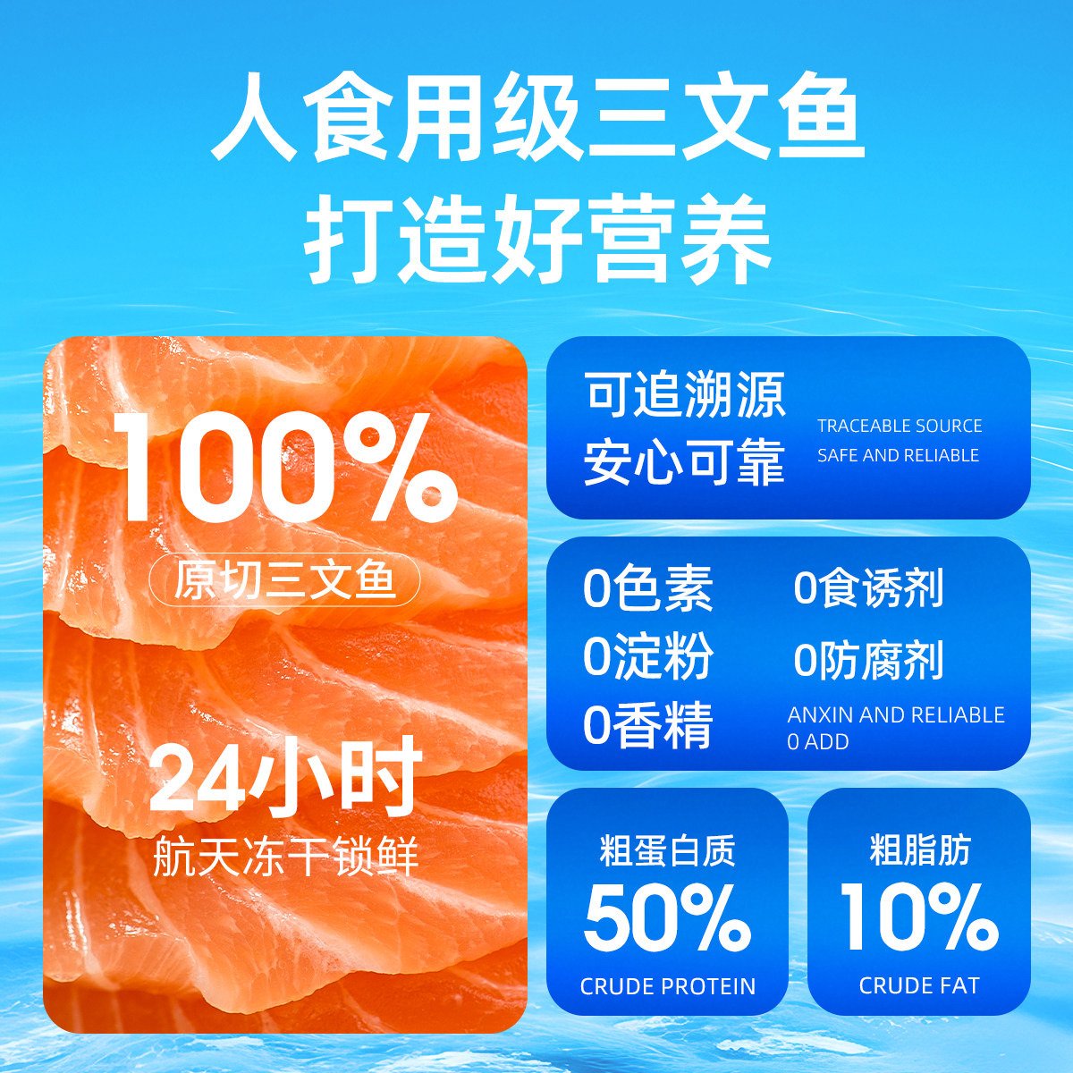 迪迪妈猫咪零食带皮三文鱼冻干磨牙棒靓毛营养有钙拌粮宠物狗零食,淘宝优惠券,粉丝福利购,淘宝优惠卷