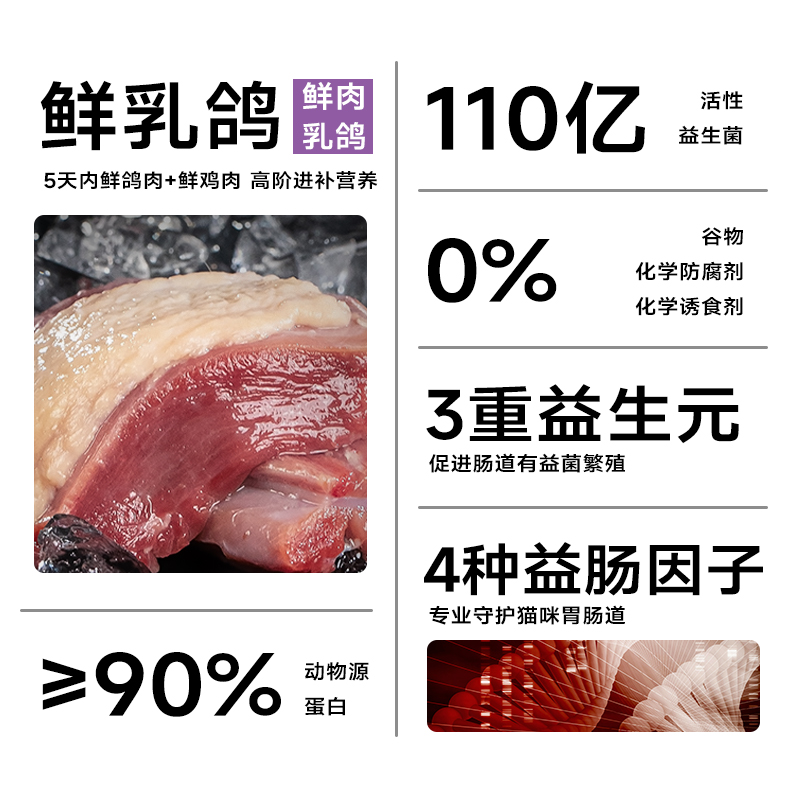 麦富迪乳鸽猫粮10KGbarf霸弗官方旗舰店正品无谷高鲜肉成幼猫猫粮