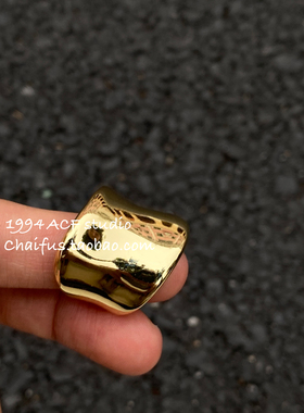 INS冷淡风宽面不规则戒指