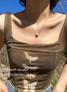 INS小众轻奢设计感蝴蝶项链
