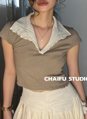 韩系轻奢极光贝母扇形项链