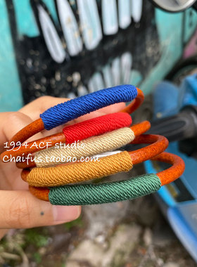 藏式民族风复古皮革手链