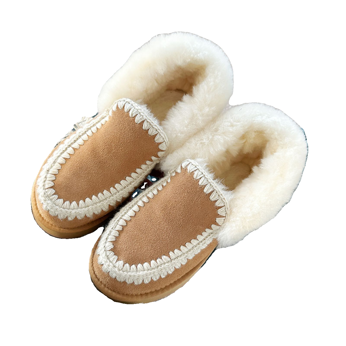 冬季羊皮毛一体勾线雪地靴女短筒加厚保暖棉鞋豆豆鞋羊毛包子鞋,淘宝优惠券,粉丝福利购,淘宝优惠卷