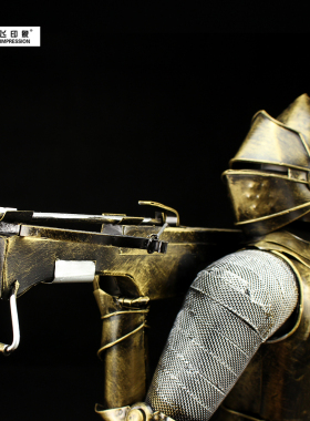 铁皮复古铠甲模型个性空间装饰品