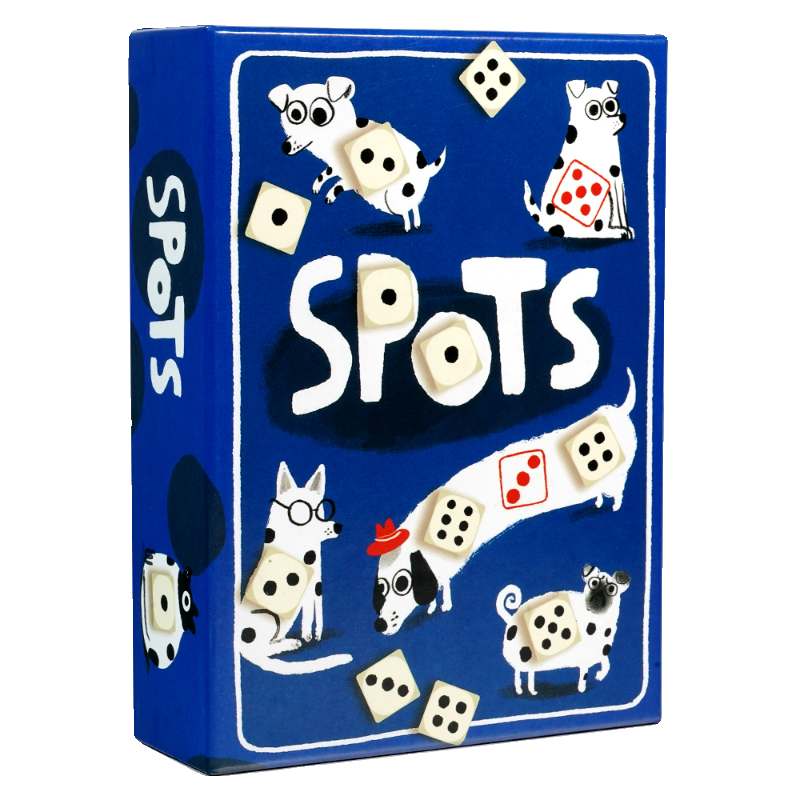 SPOTS包邮英文桌游斑点狗骰子卡牌运气休闲聚会益智玩具游戏 - 图3