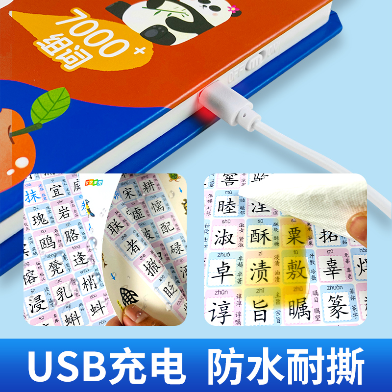 会说话的识字大王3600字点读发声书有声早教书识字书幼儿认字神器幼小衔接一年级趣味学汉字认知启蒙书籍儿童学前卡片3000字幼儿园-图3