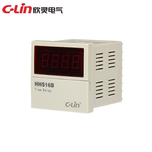 欣灵电气 HHS16B(JSS72)数显时间继电器0.01s-99990h可调 AC220V - 图0