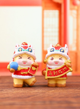 公司年会马年生肖摆件礼品