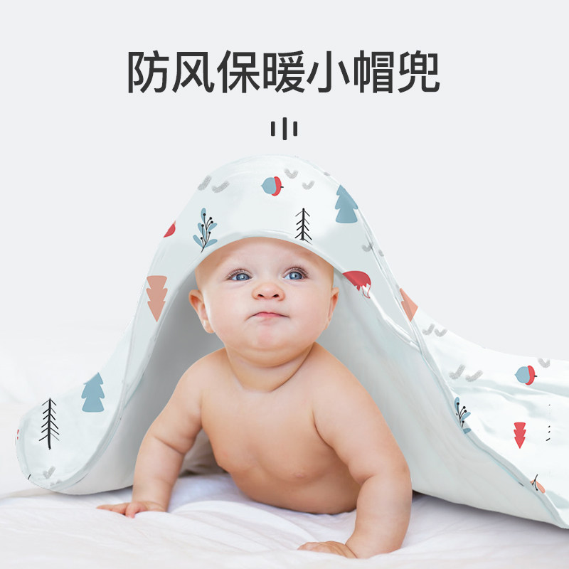新生婴儿包被春秋初生纯棉抱被被子 艾因宝母婴婴童抱被/抱毯