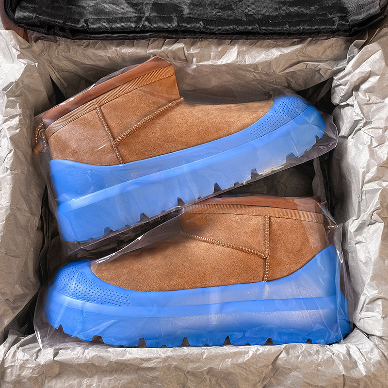 桑坡纯羊皮毛一体塔斯曼雪地靴男款冬季保暖加绒加厚东北棉鞋厚底,淘宝优惠券,粉丝福利购,淘宝优惠卷