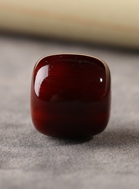 藏式天然牦牛角桶珠三通佛头黄金