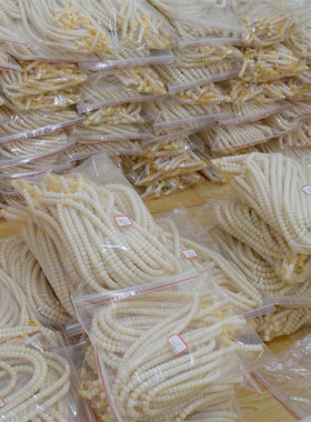 厂家批发天然白玉菩提根108佛珠